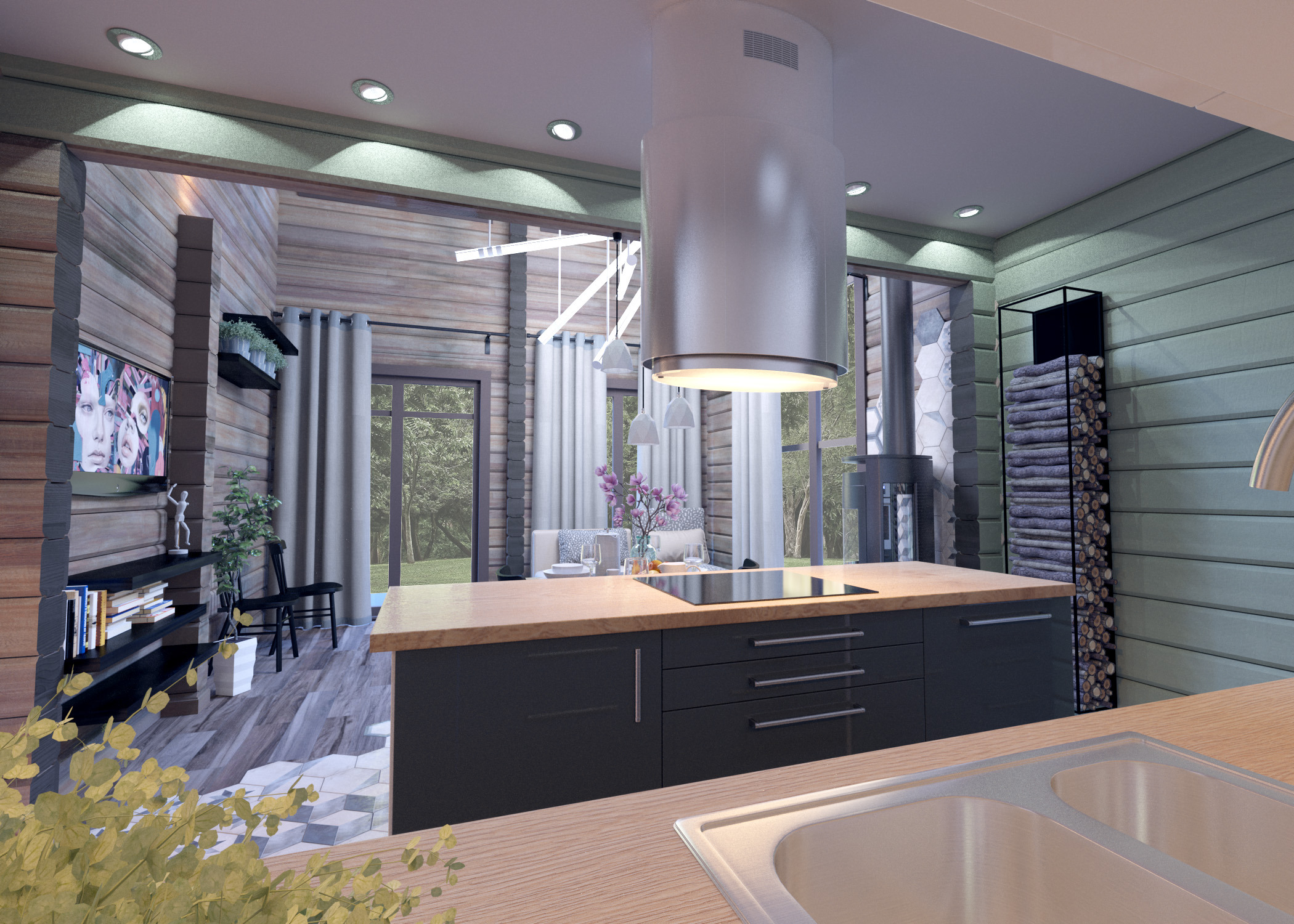 木质空间的艺术 | 温馨二居室的室内设计-11