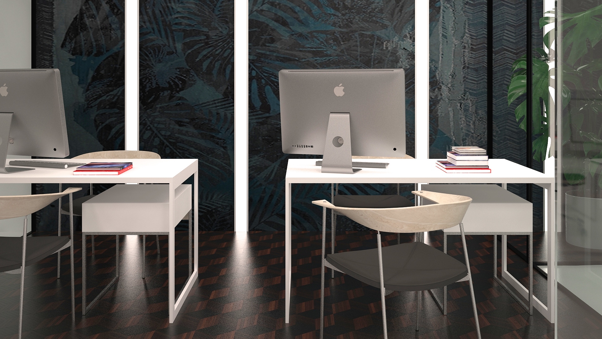 Design project for library of Moscow City University-2