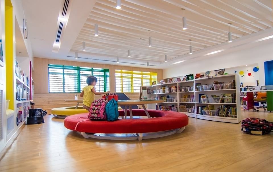 美国社区学校图书馆设计-5