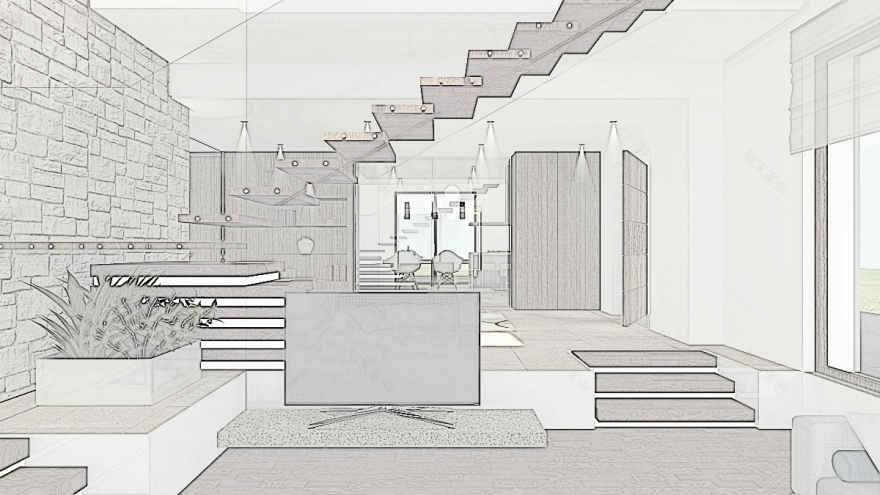 绿意盎然的山顶之家-1