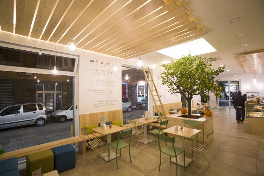 意大利 Citrus Gelateria 室内设计 | 融合传统与现代的休闲空间-7