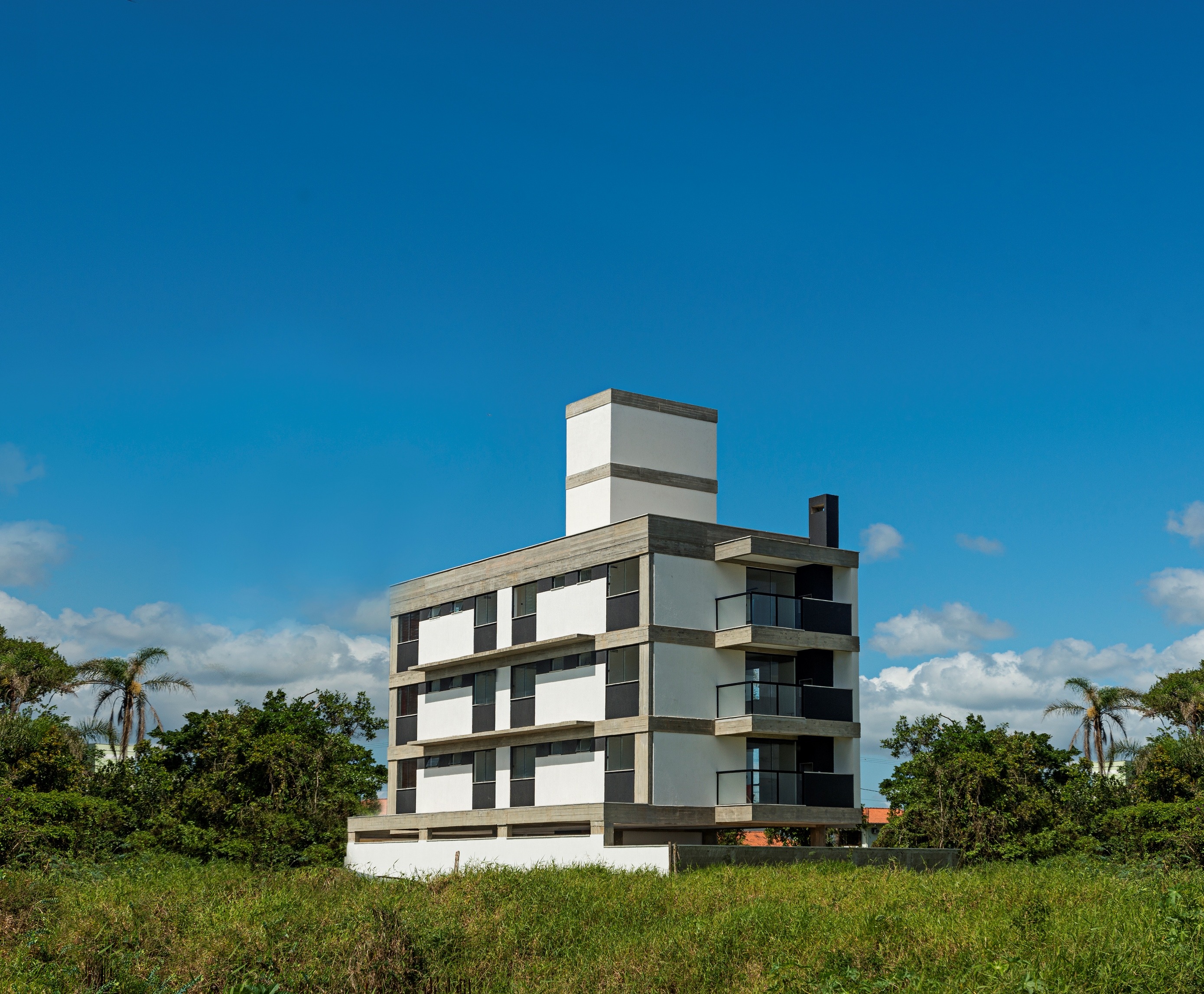 巴西 N 07 住宅大楼，简约现代的海景公寓-31