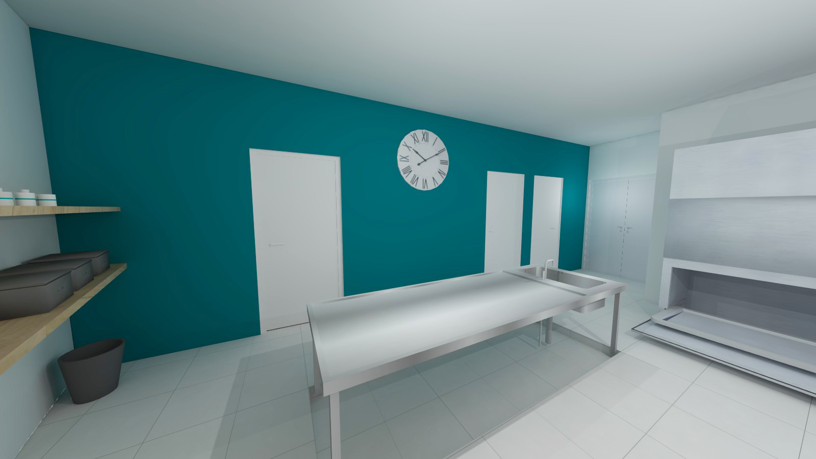 温馨重生 · 废弃车库变身的现代殡仪馆-10