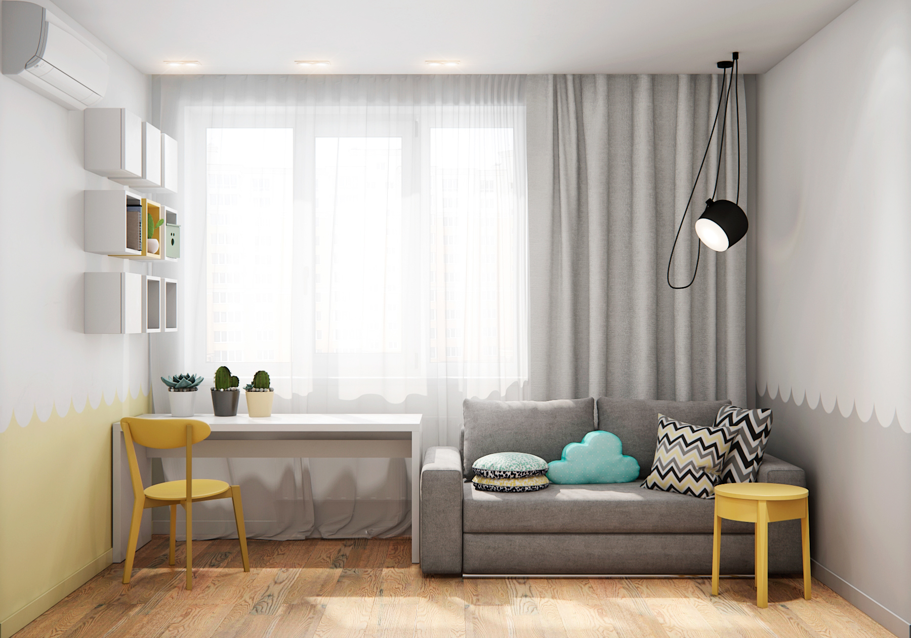 2017 年乌克兰基辅灰色系室内设计案例-12