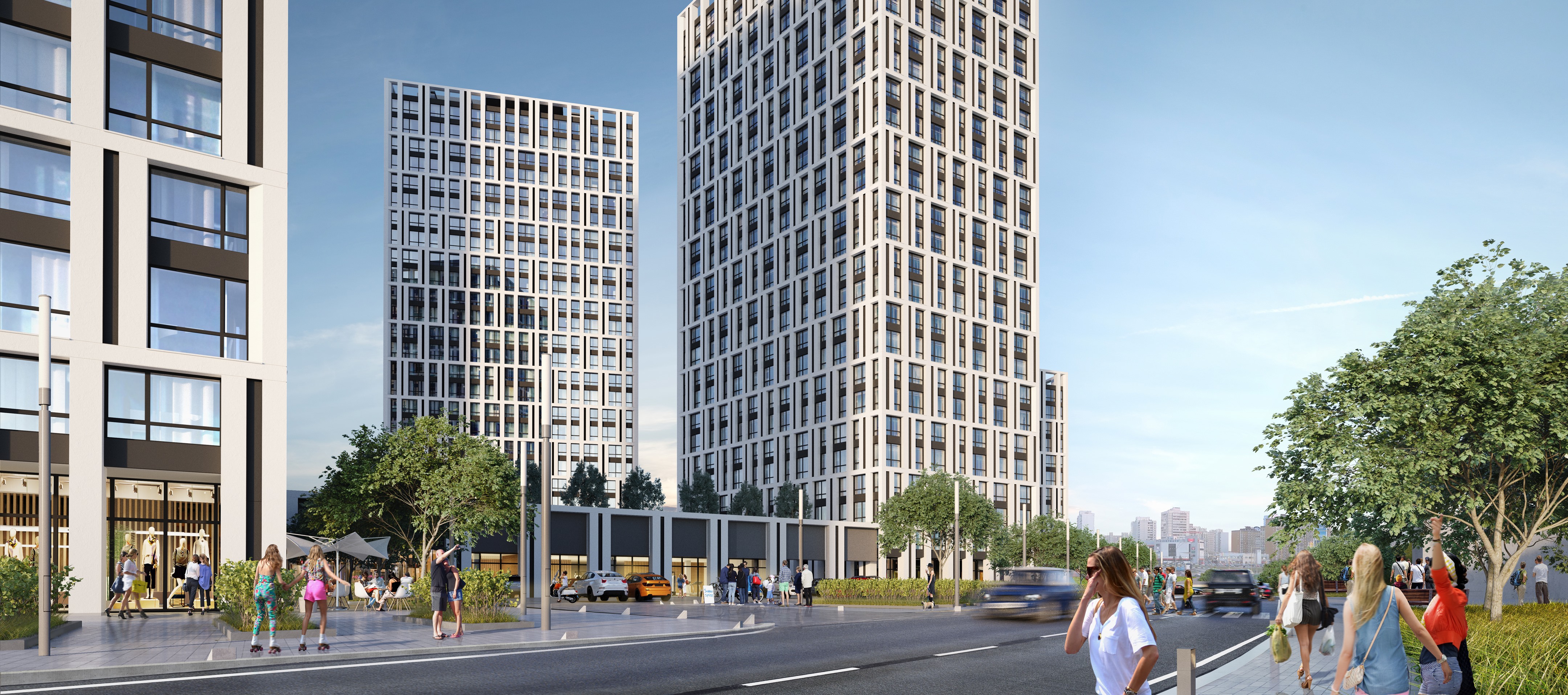 基辅左岸简约风格住宅综合体-3