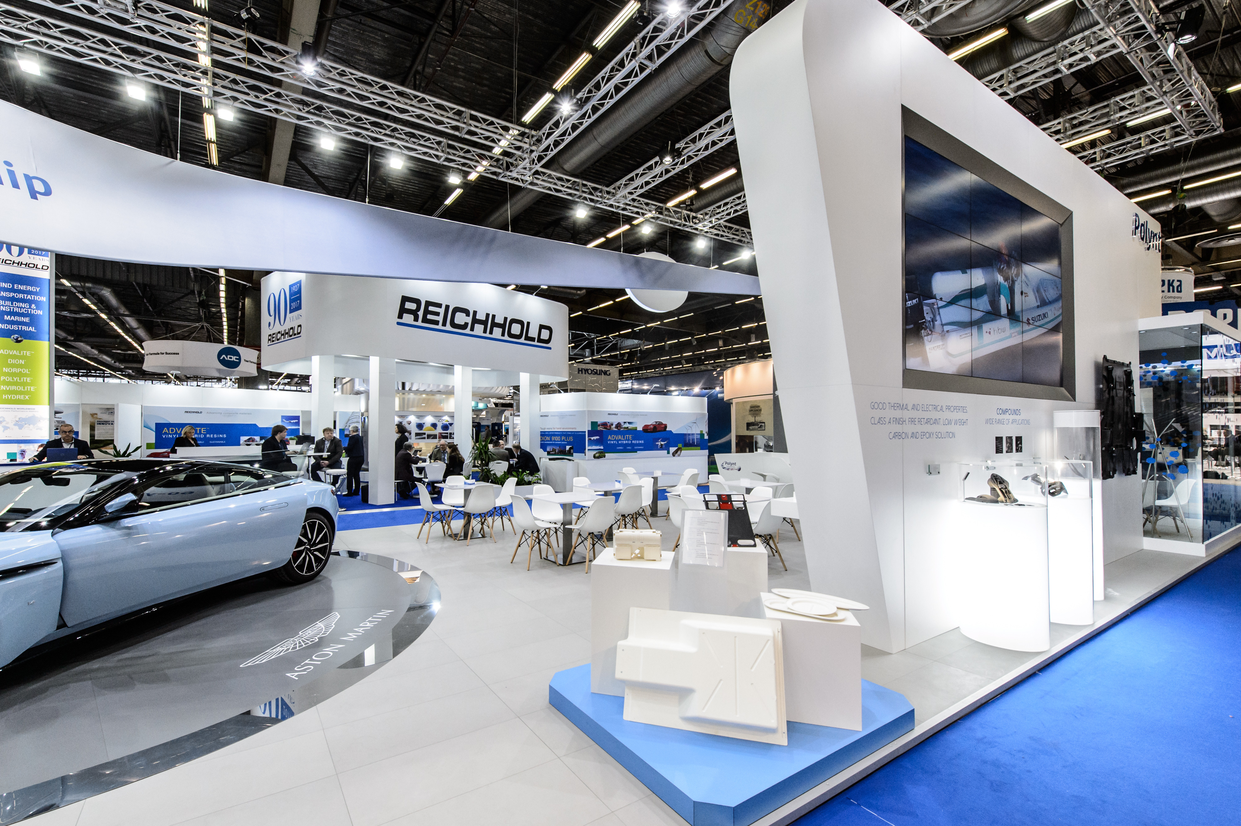 2017 年巴黎国际展览中心 Polynt 展位设计-4