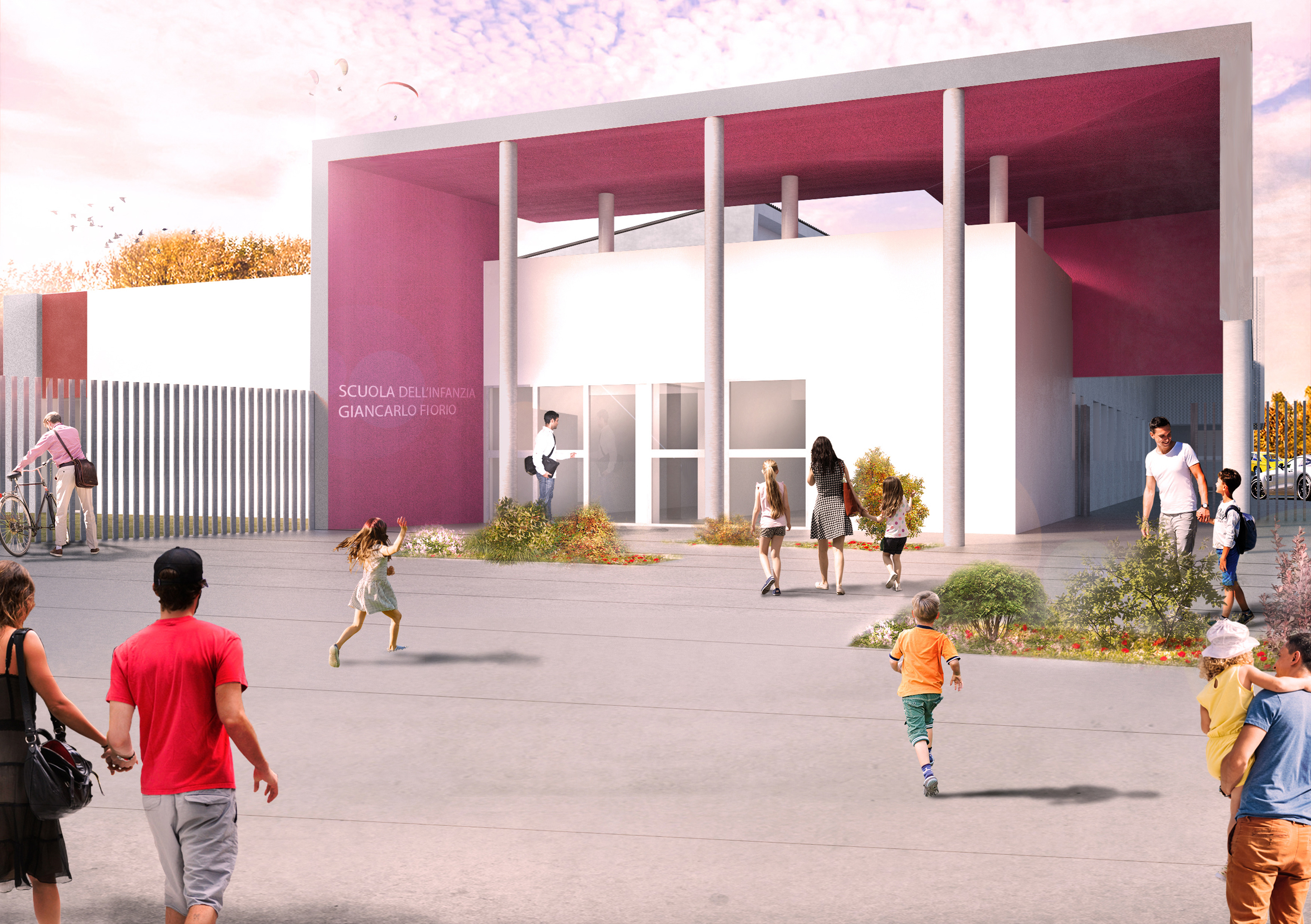 意大利 Verona 市 San Bonifacio 幼儿园设计-0