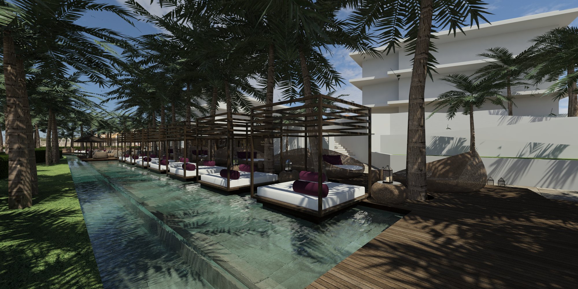 迈阿密 Mahiki 酒吧——2015 年沙滩设施设计佳作-0