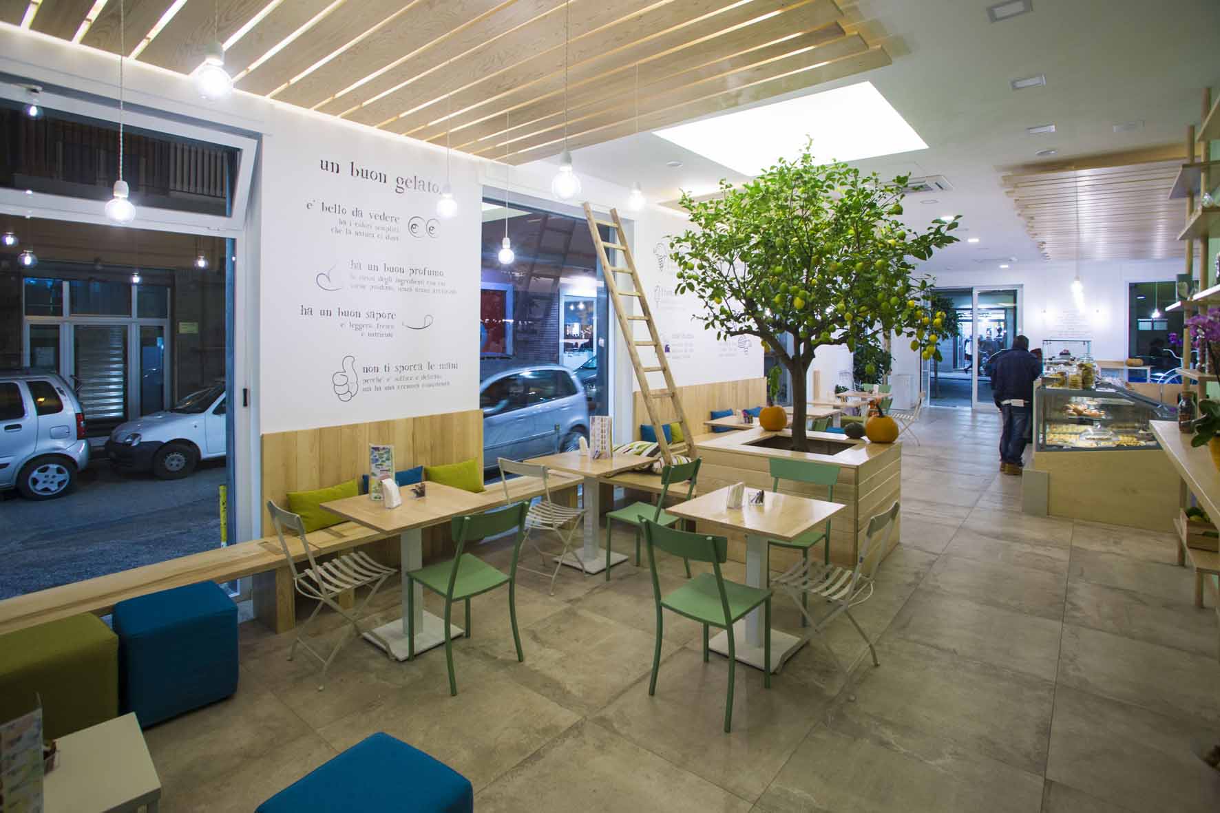 意大利 Citrus Gelateria 室内设计 | 融合传统与现代的休闲空间-1