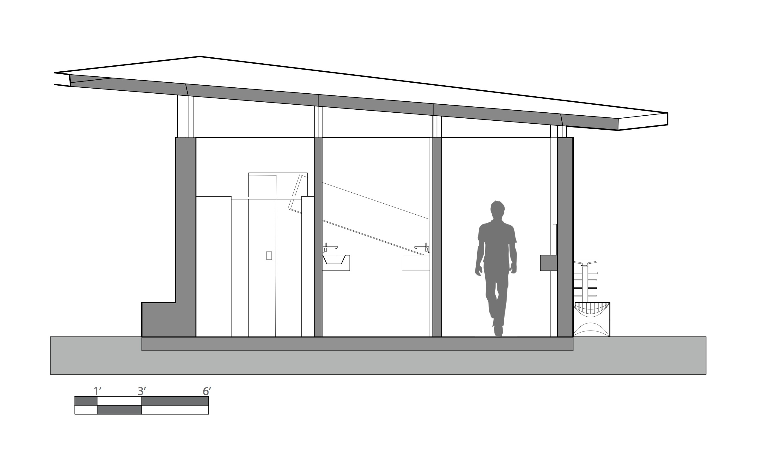 公园公共浴室设计 | 自然与隐私的和谐共生-5