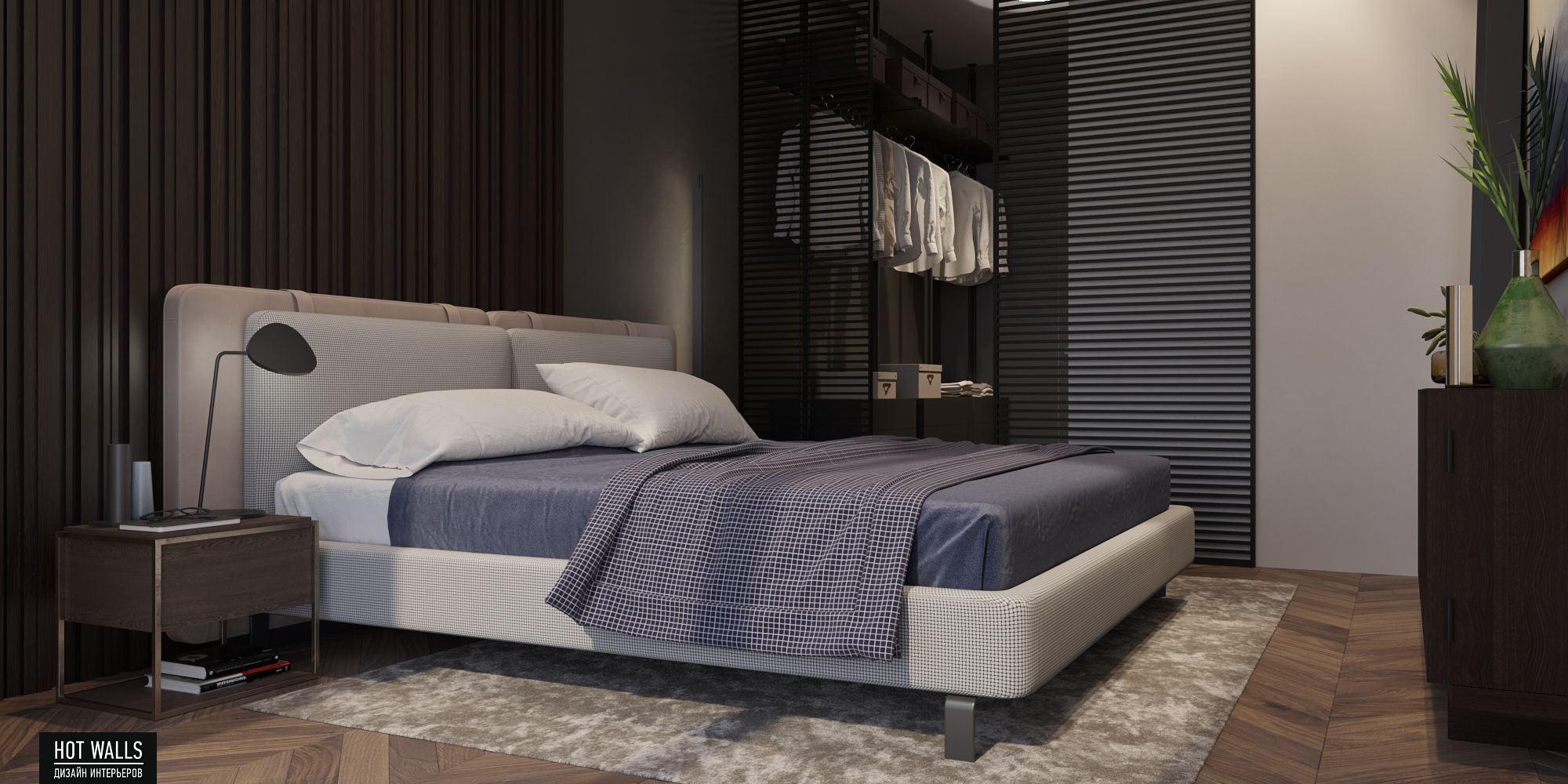 莫斯科公寓设计，融合城市风光与室内美学-16