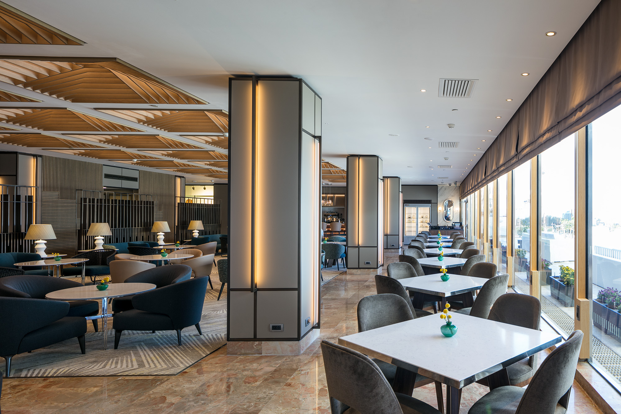 2017 年完成的以色列 Hilton 酒店室内设计案例-1