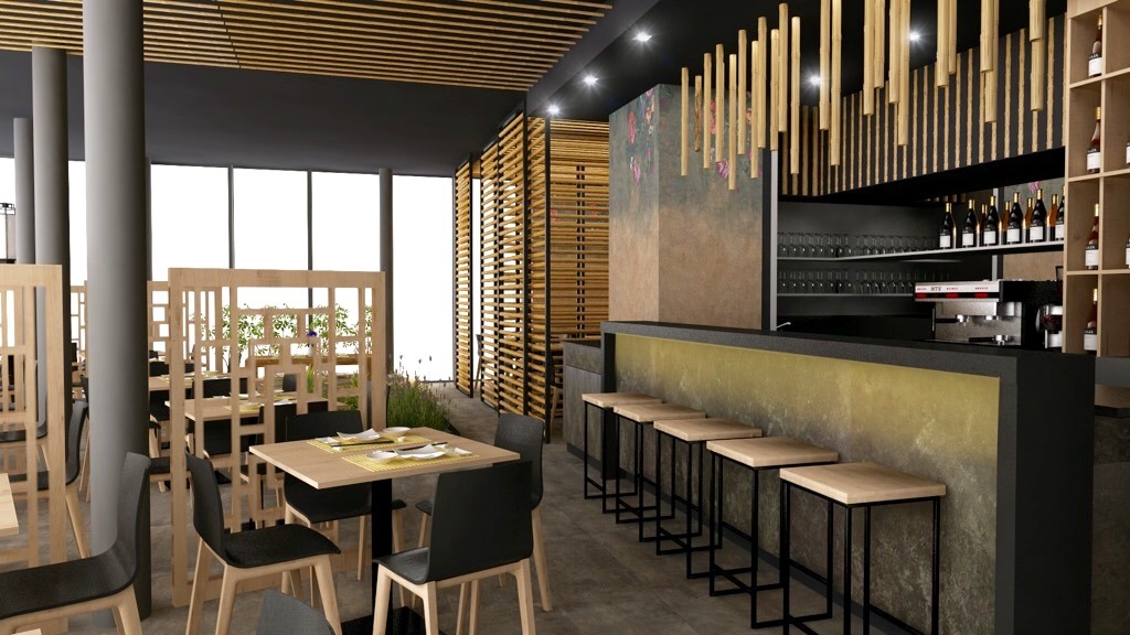 2019 年寿司吧室内设计案例-7