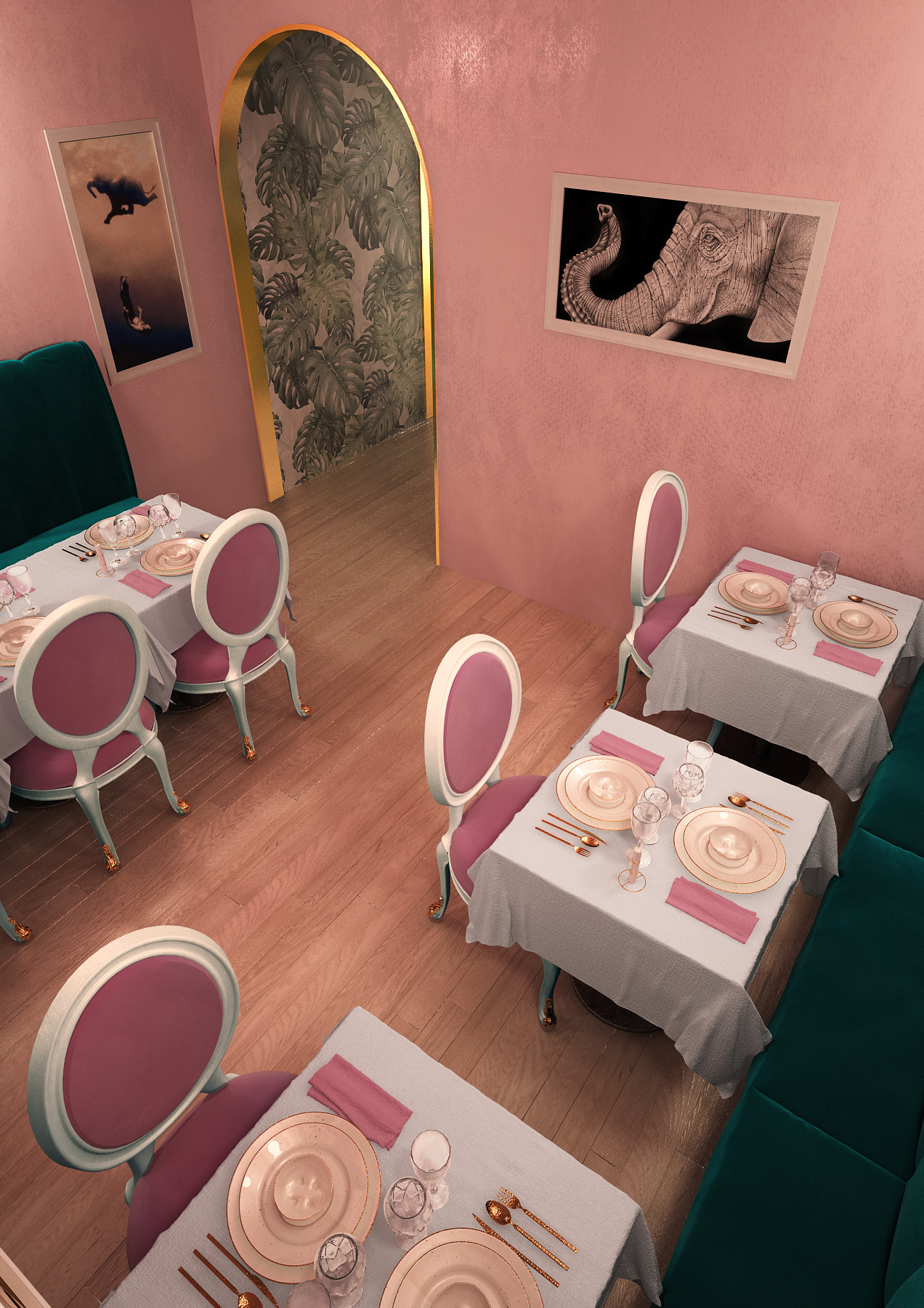 印度宫殿餐厅设计 | 2018 年未实现方案-11