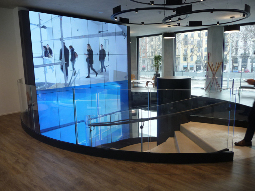 微软米兰新总部螺旋楼梯设计-24