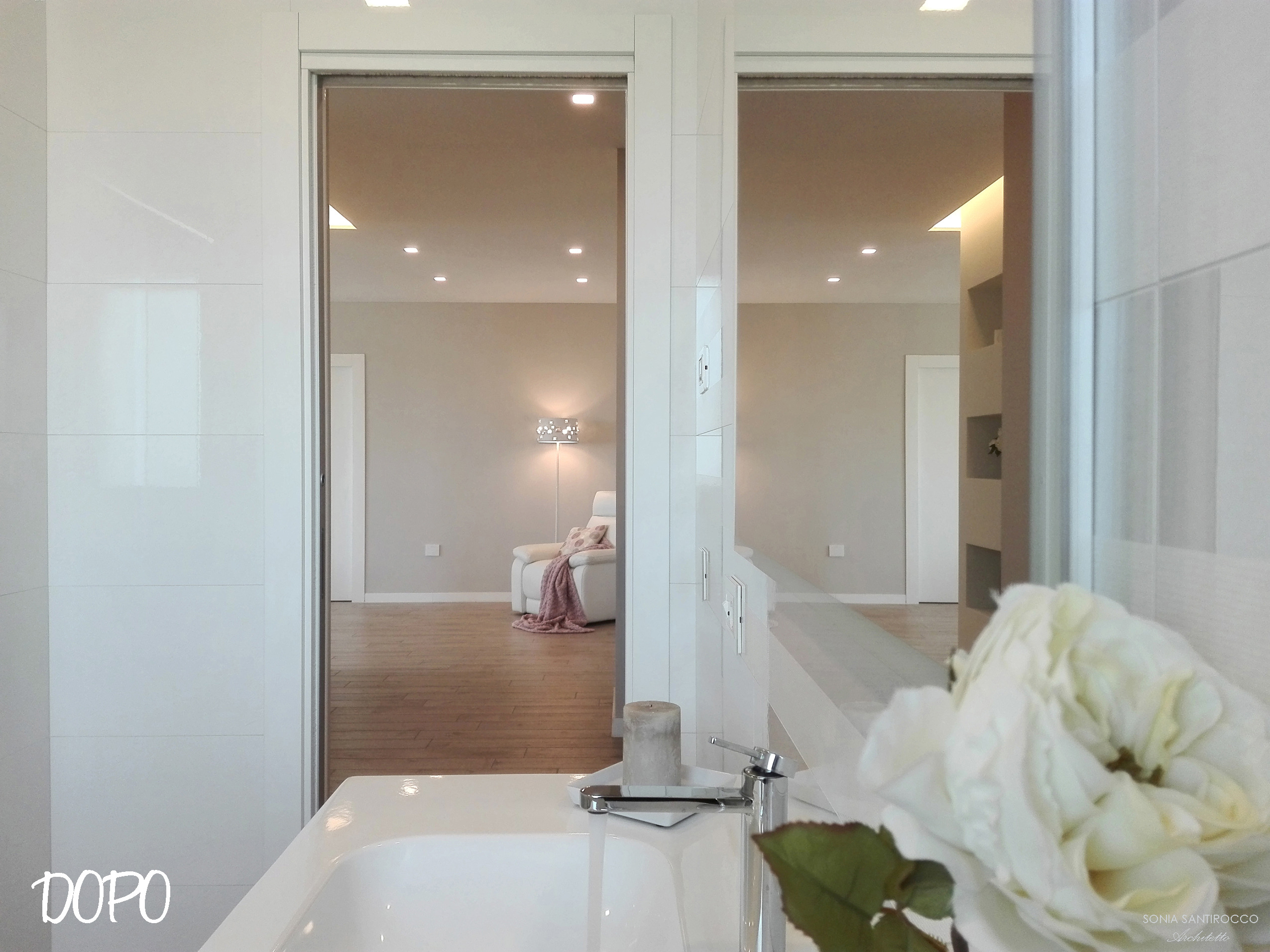 温馨开放式空间 | 意大利公寓客厅设计-49