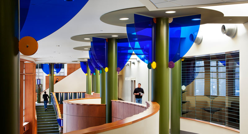 密歇根大学公共卫生学院 | 社区十字路口的现代教育空间-8