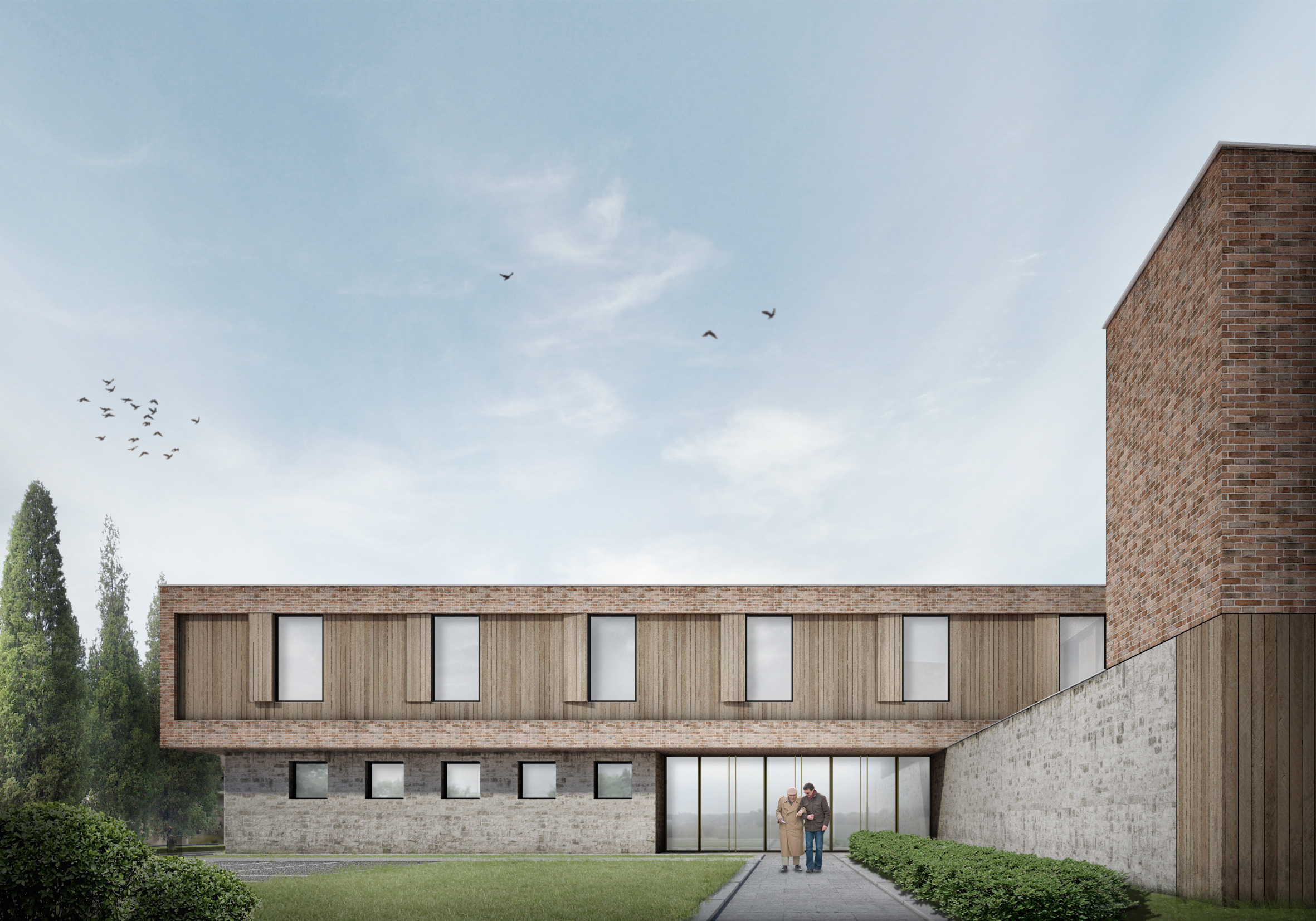 RSA Santa Chiara 养老康复中心设计-1