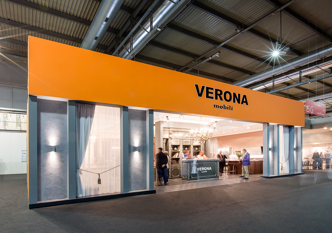 米兰国际家具展上的 VERONA MOBILI 展位设计-31