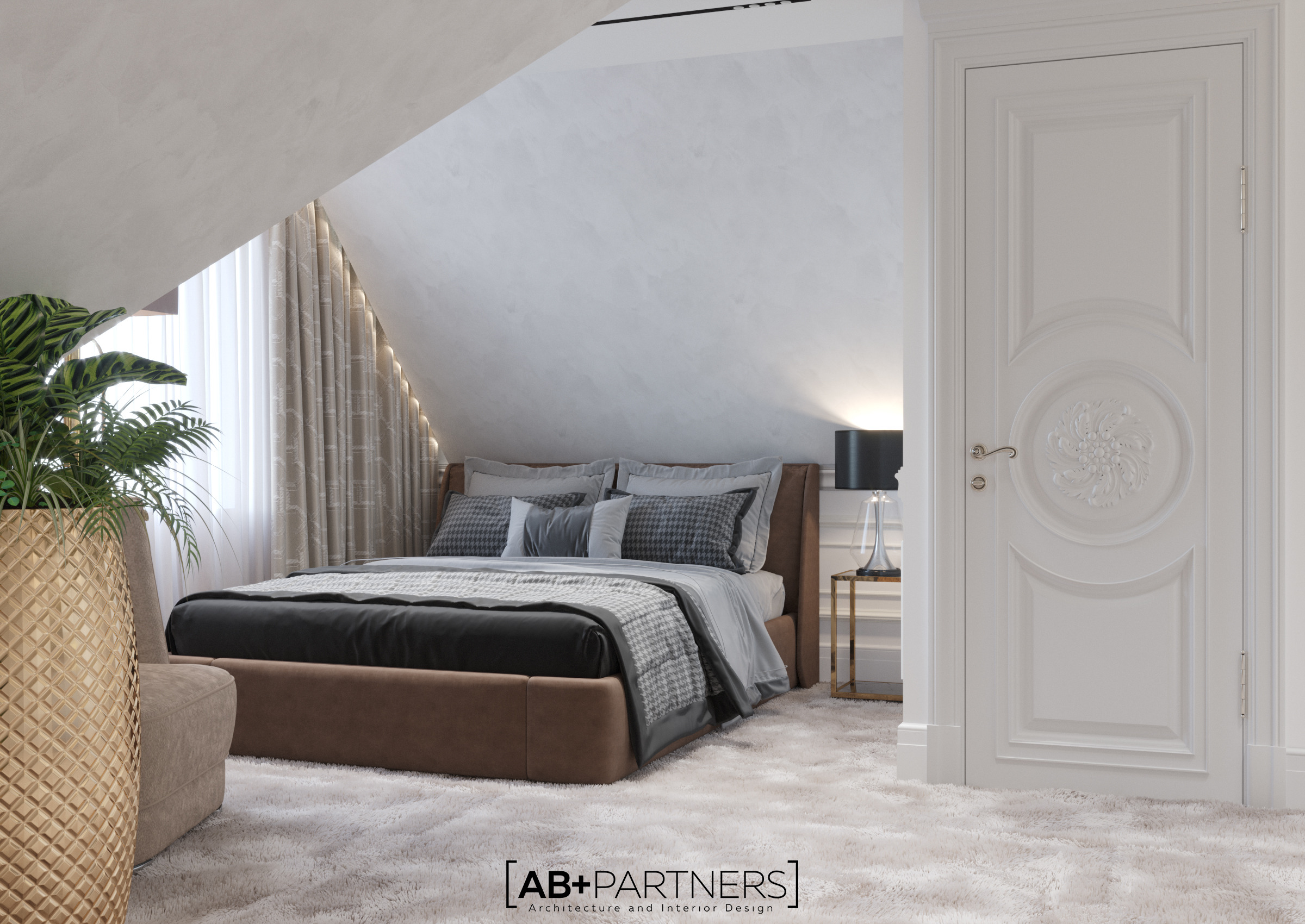 伦敦豪华别墅现代奢华室内设计-85