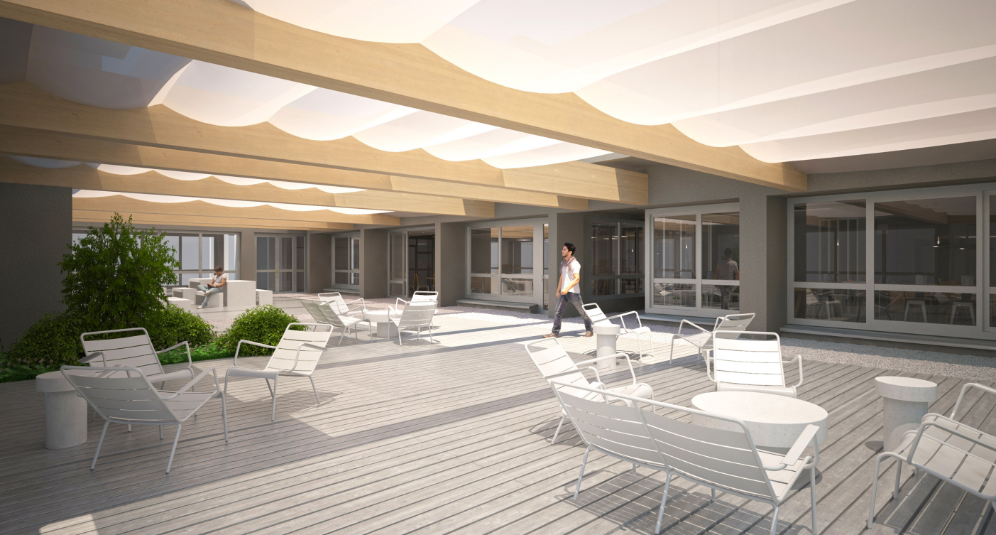 重建校园餐厅，学校食堂-3