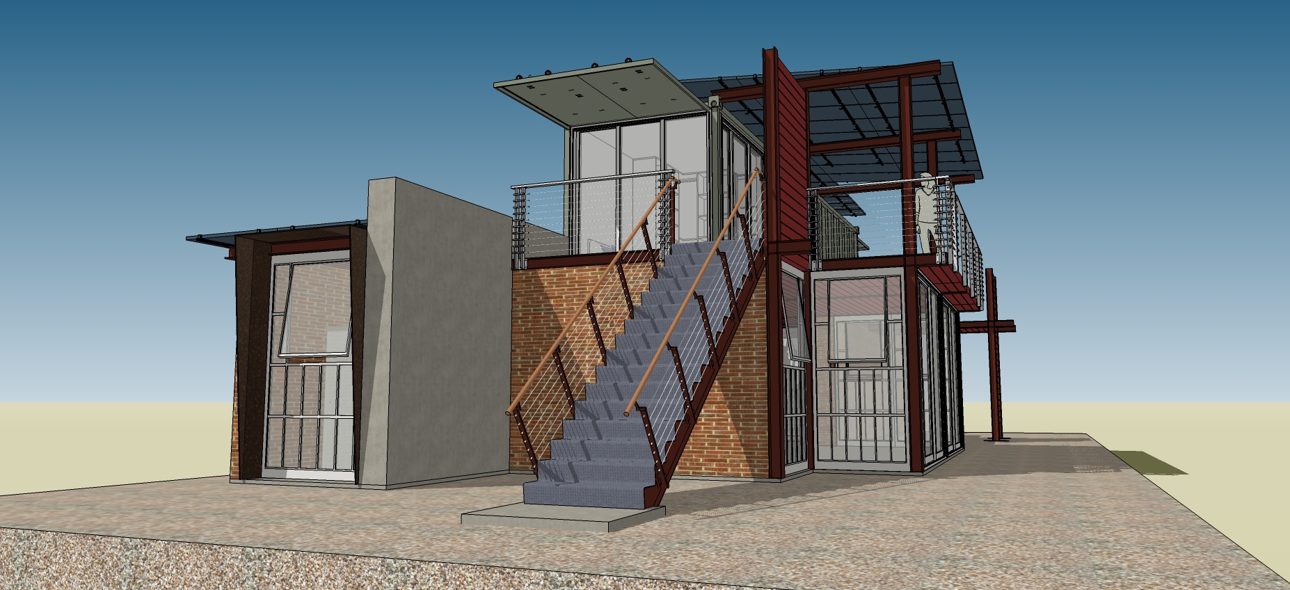 集装箱乡村海景房-5