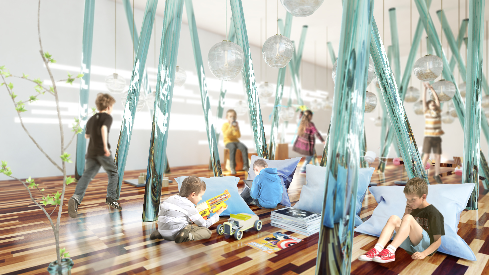 科技智能村校园儿童康复中心-3