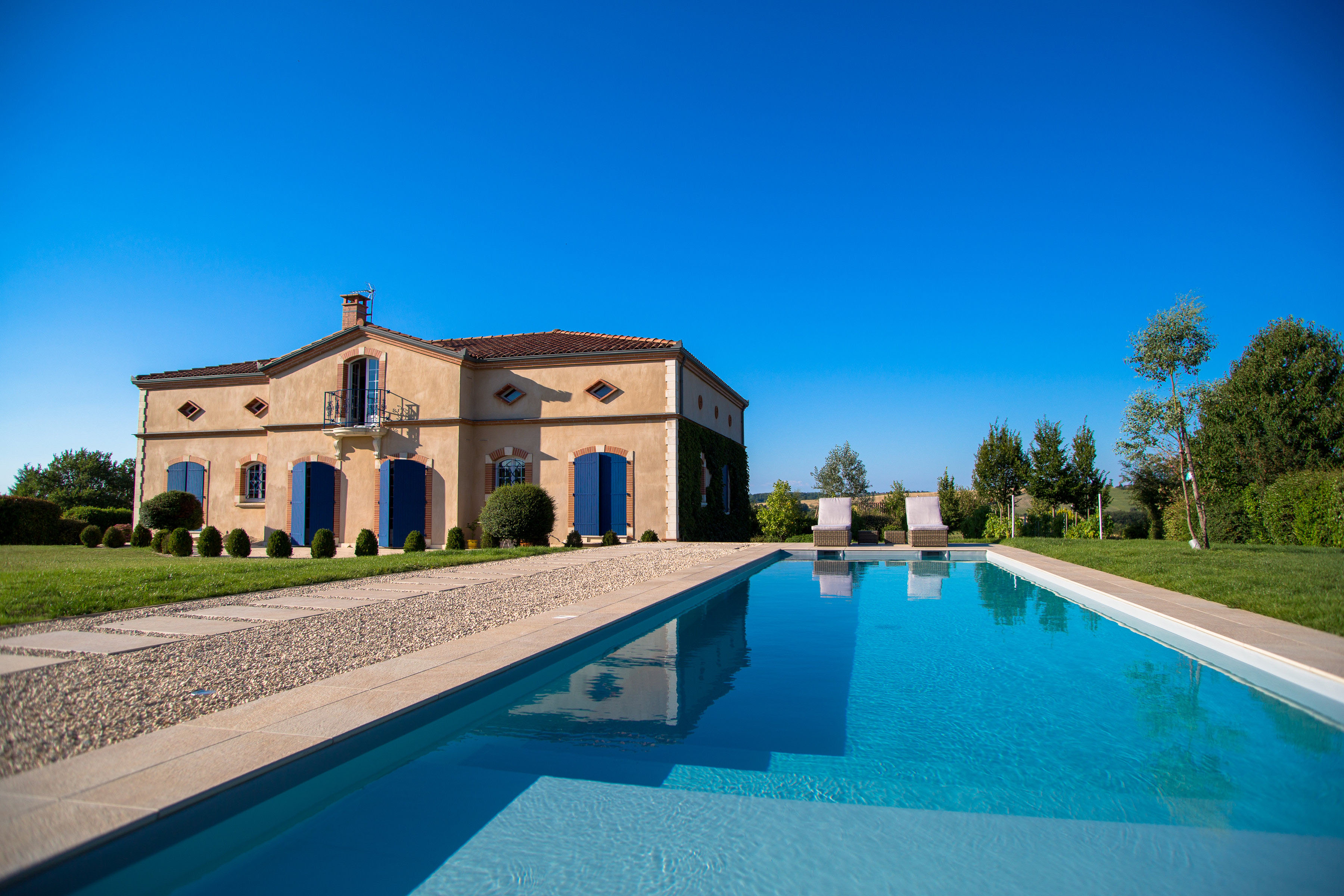 葡萄园中的夏日泳池别墅-4