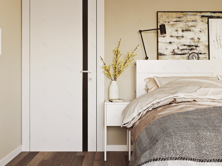 温暖绿意,2018 年女士公寓设计-8