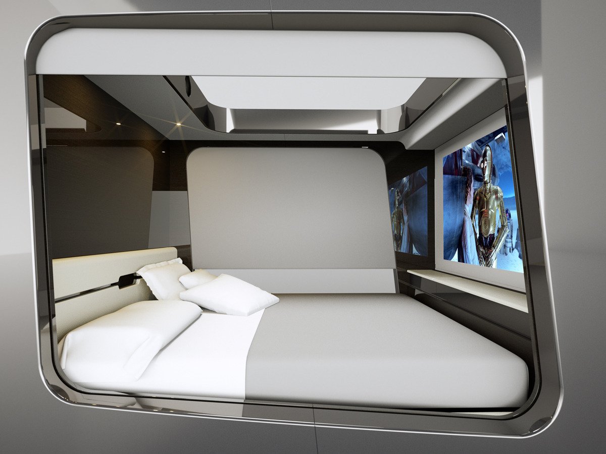 迪拜私人住宅中的高科技睡眠舱——HiCan-22