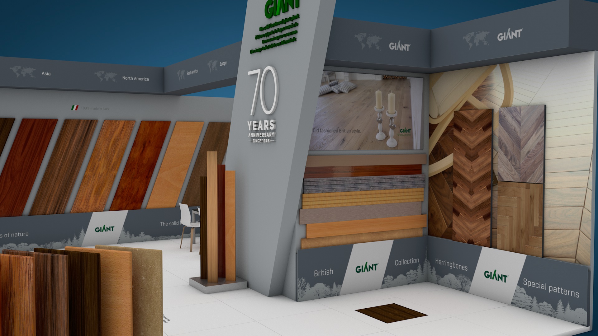 Stand Giant®在 2016 年 Domotex 展会的 60 平米展览空间设计-12