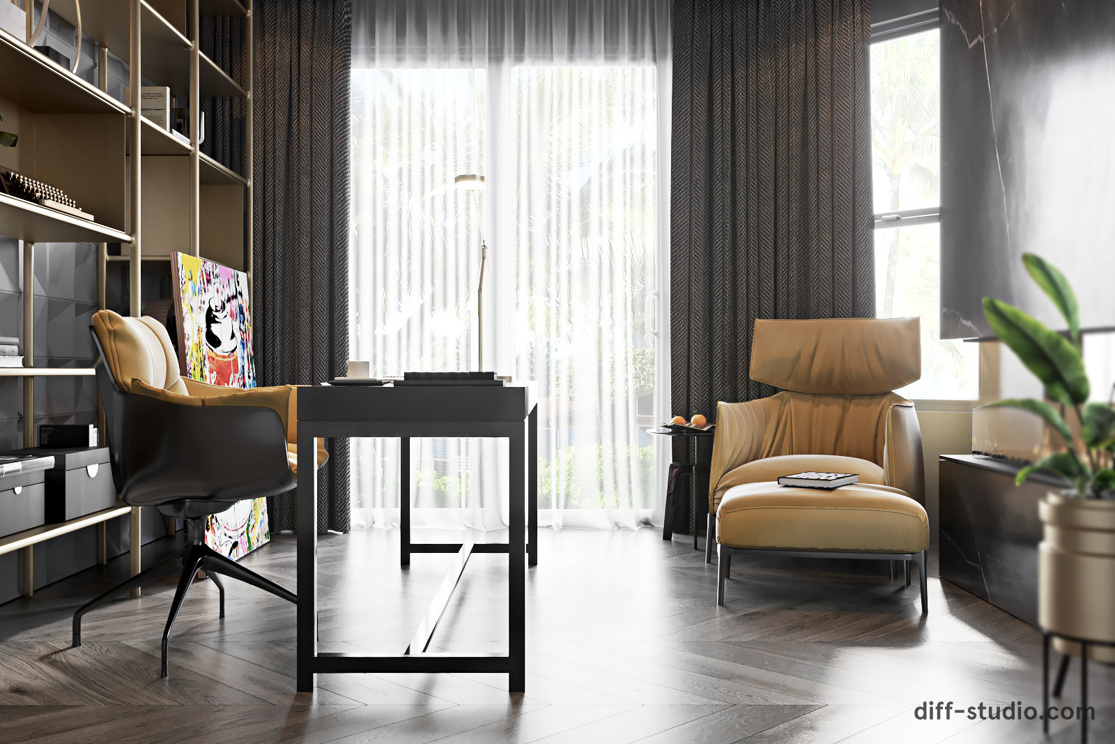 加州洛杉矶私人住宅 -- 简约时尚的现代家居-24