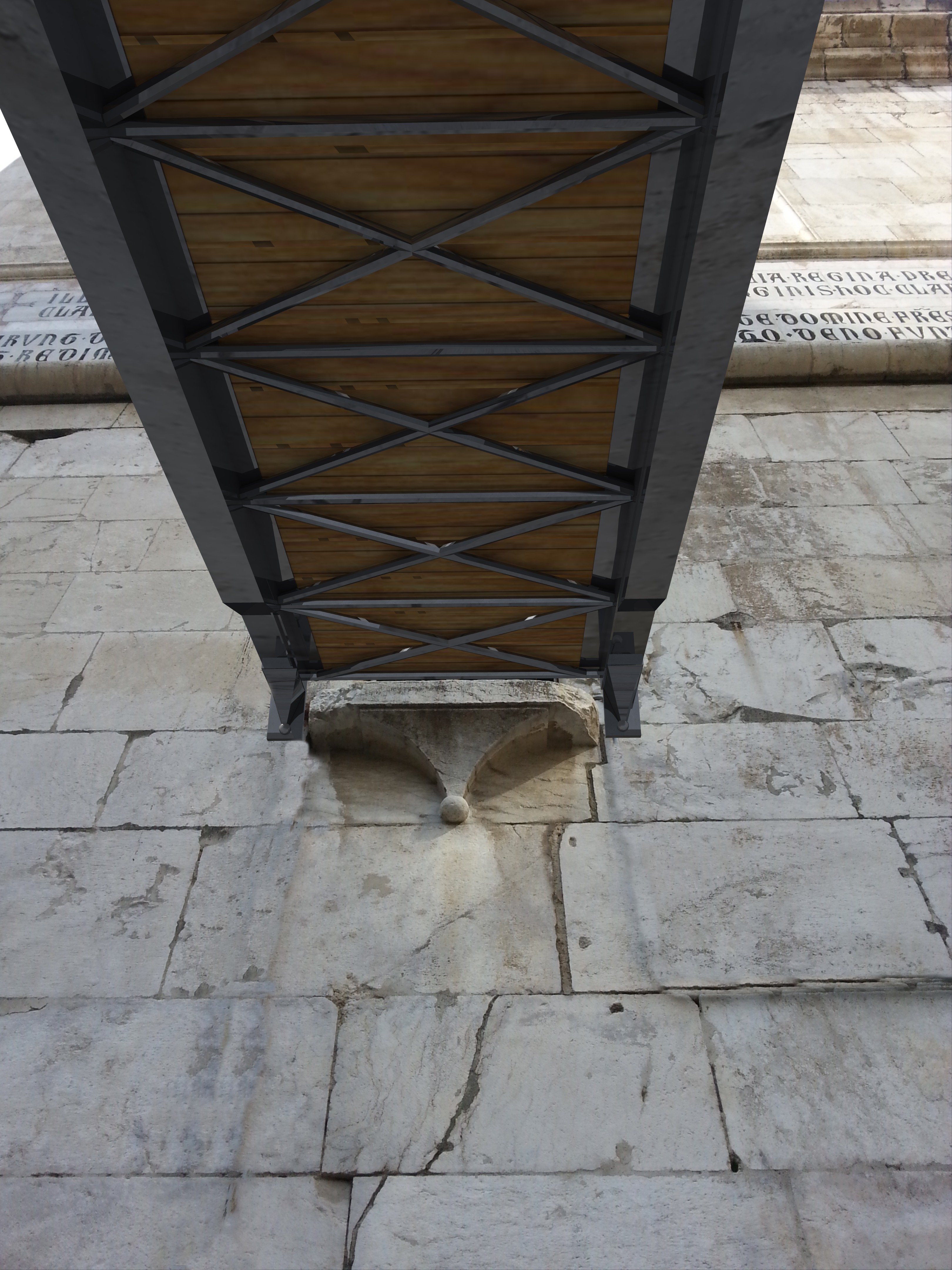 圣卡夏诺大教堂钟楼入口阶梯设计竞赛方案-4