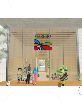 巴西 Gazebo Flores 花店模块化设计