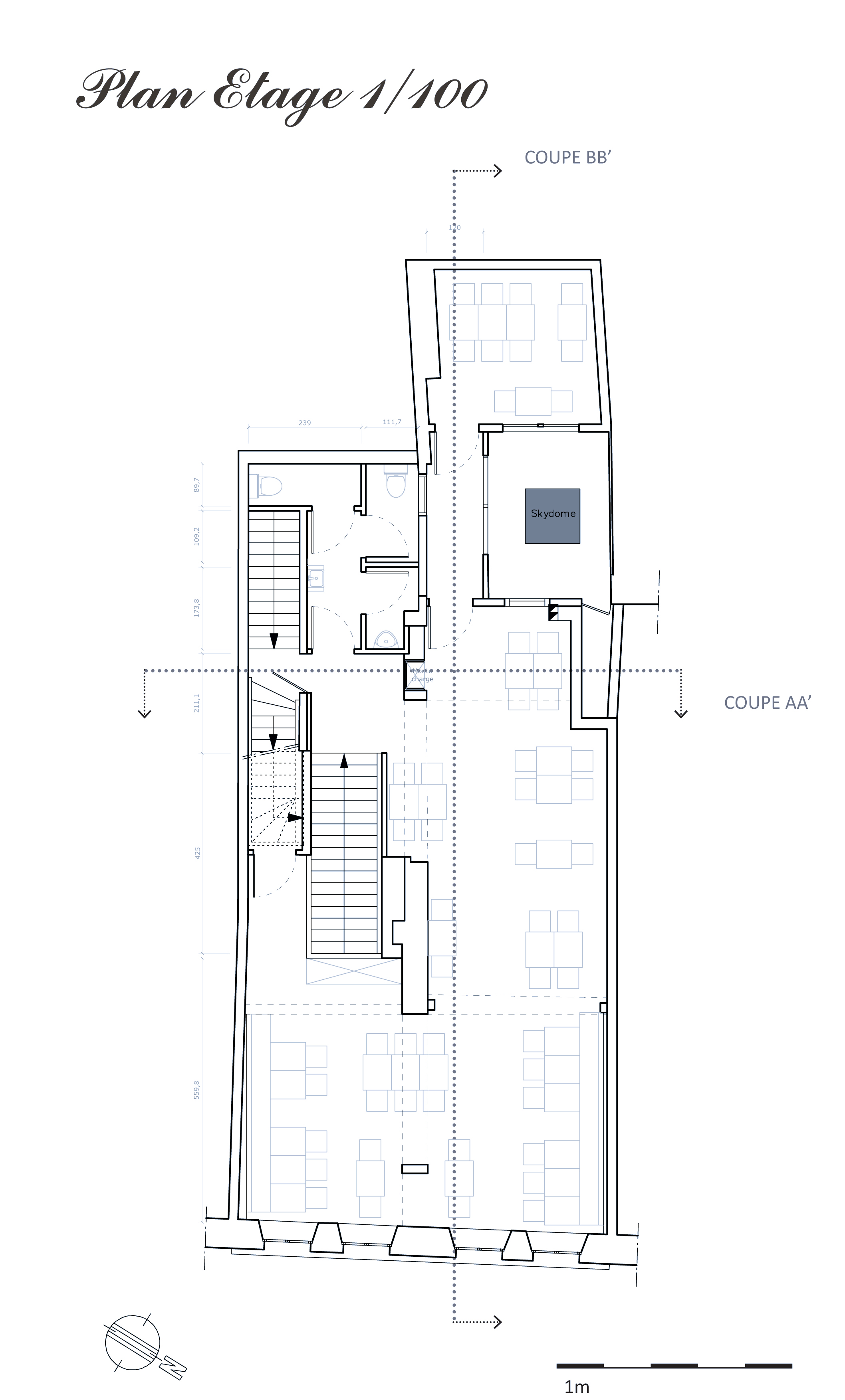 "My Deer"餐厅 | 黑白对比的精致空间-5