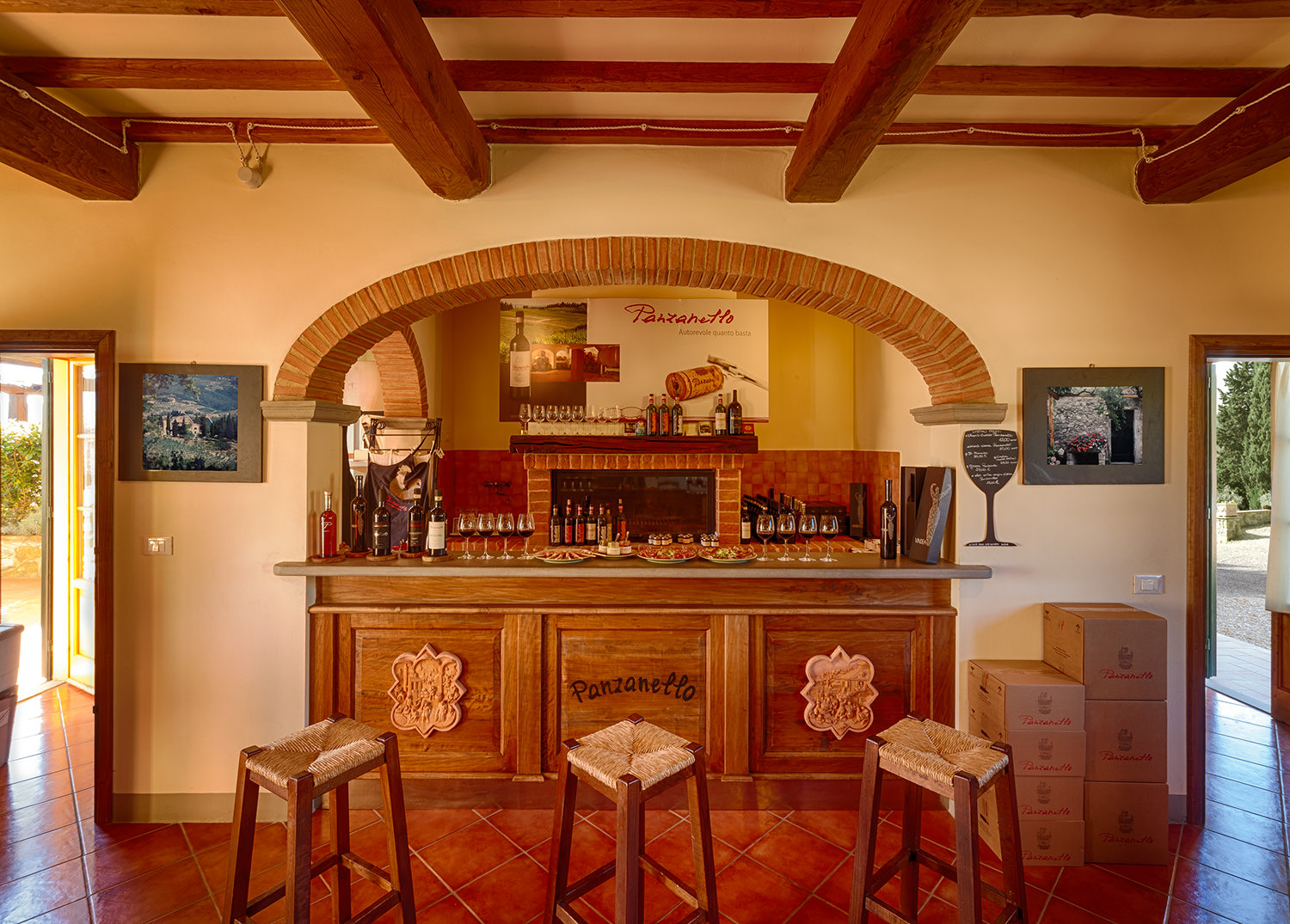 《strategic Agriturismo Panzanello  | Chianti Classico 的战略位置和全景视野-1