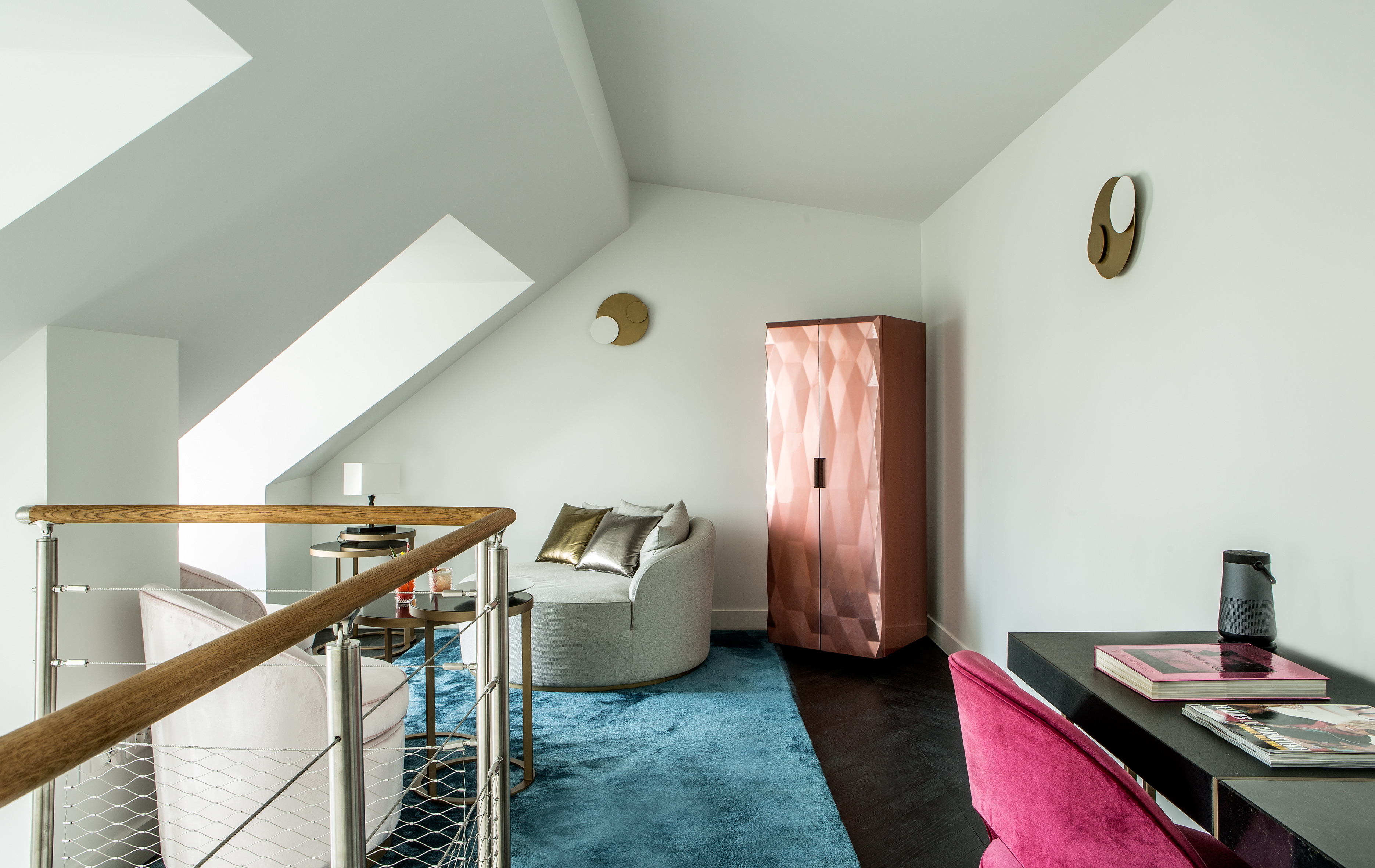 巴黎馥颂酒店 | 粉色与黑色演绎的法式浪漫-41