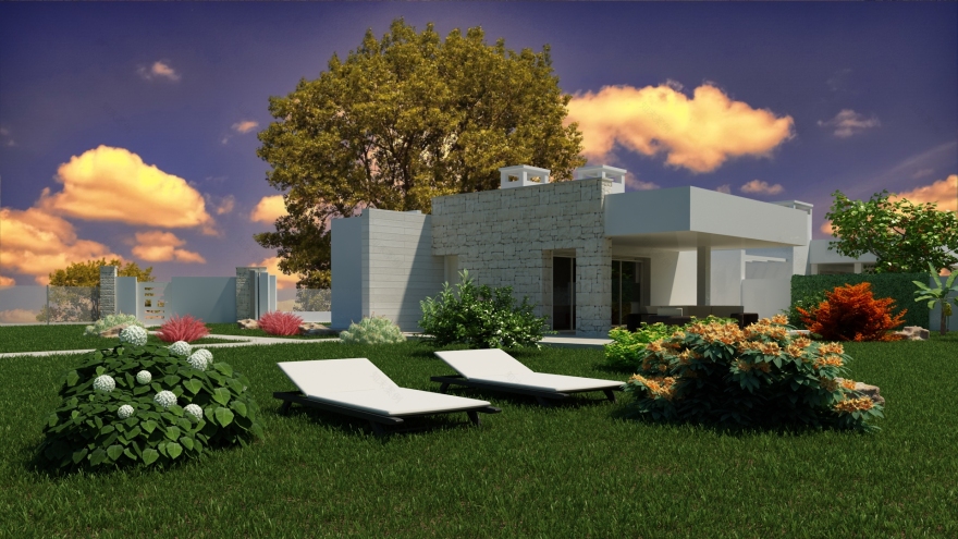 绿色环绕的意大利乡村别墅设计-9