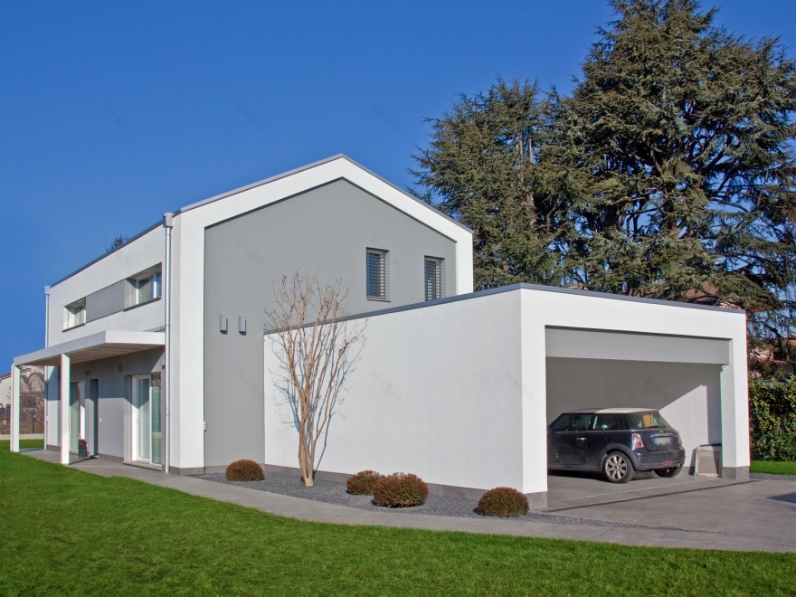 意大利木质独栋别墅,科技与环保的完美结合-1