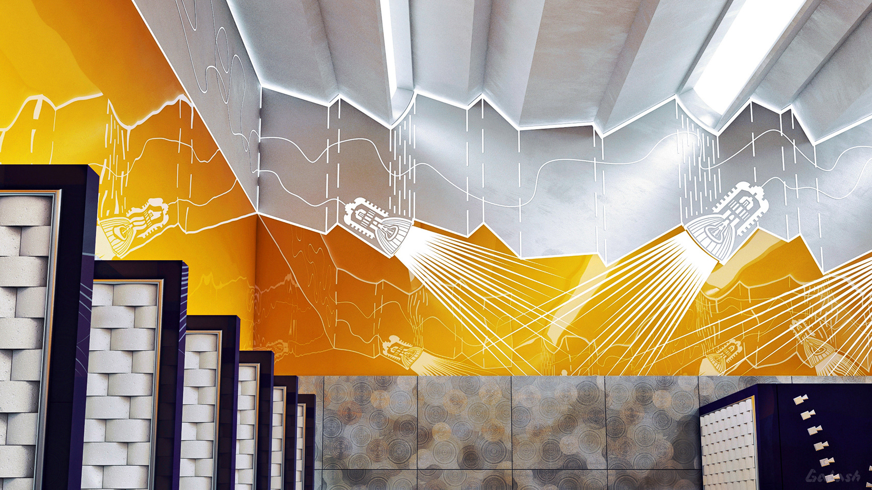 雅致简约的公共卫生间设计-4