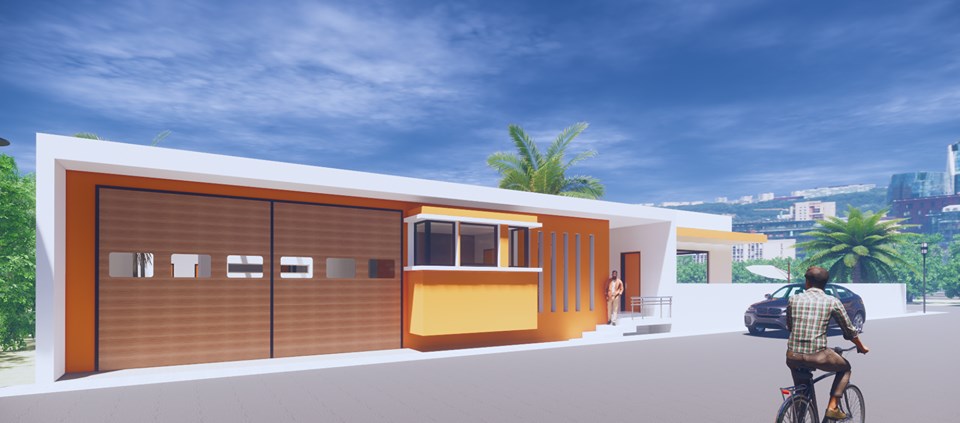 巴黎独立别墅现代设计-3