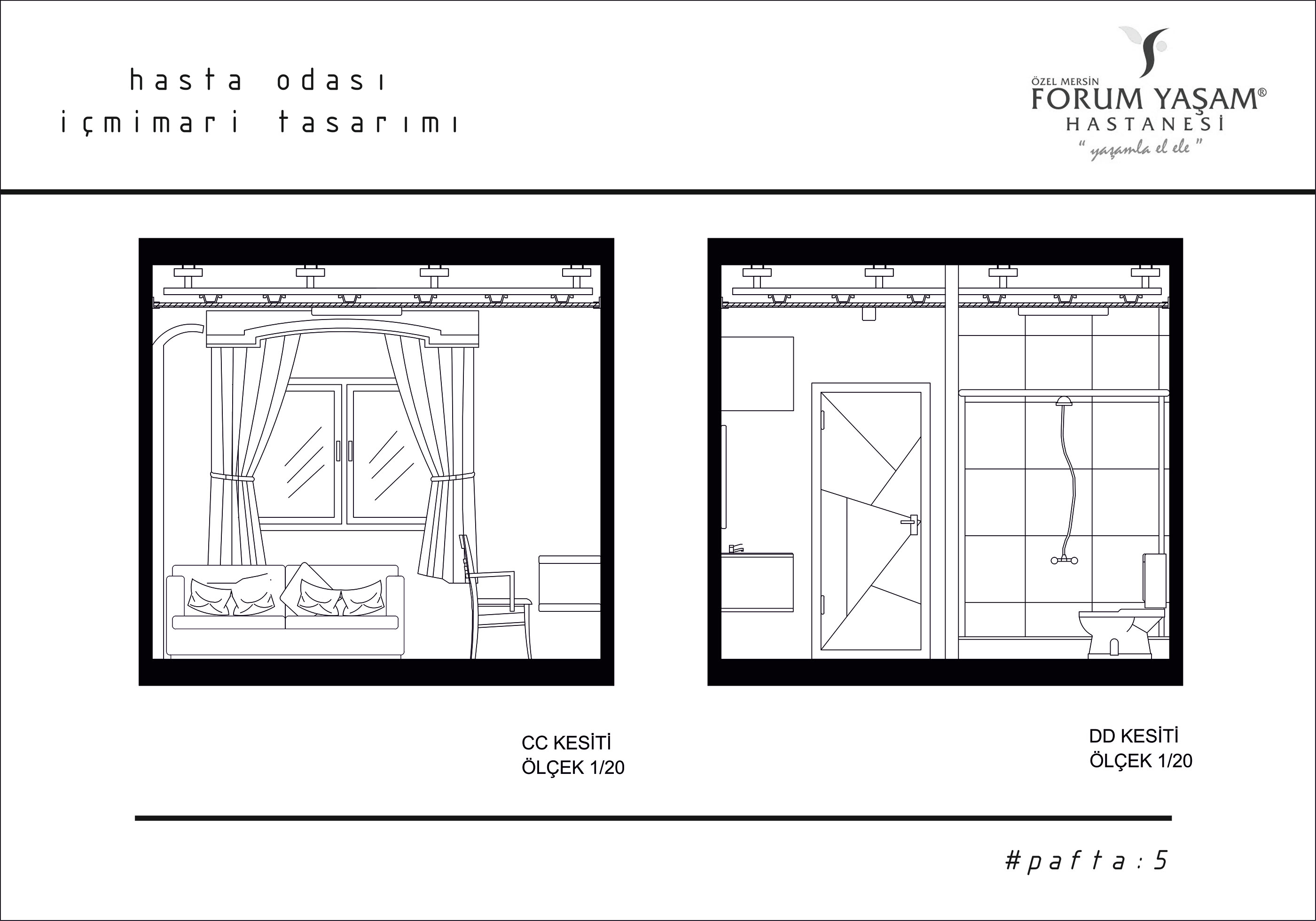 Hospital Suite Room İnterior Design / Mersin, Turkey-8