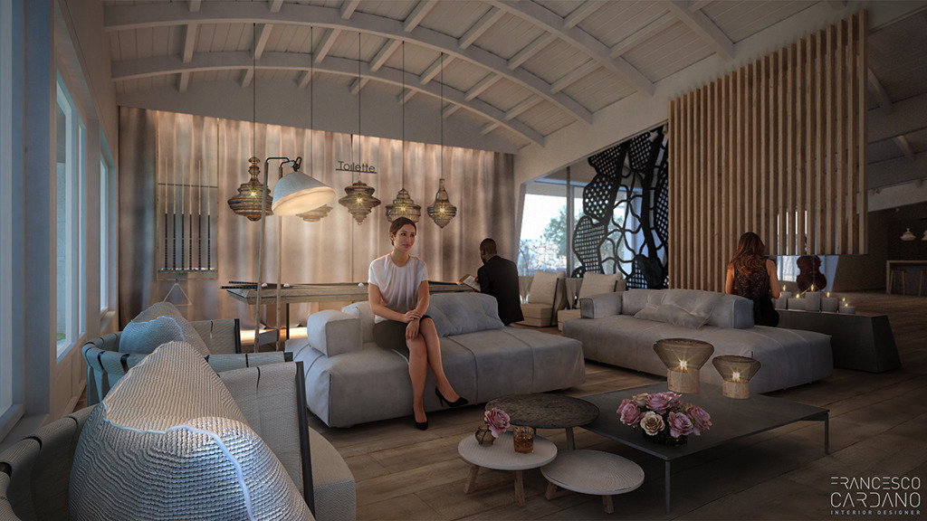 2018 年餐厅接待室翻新设计-1