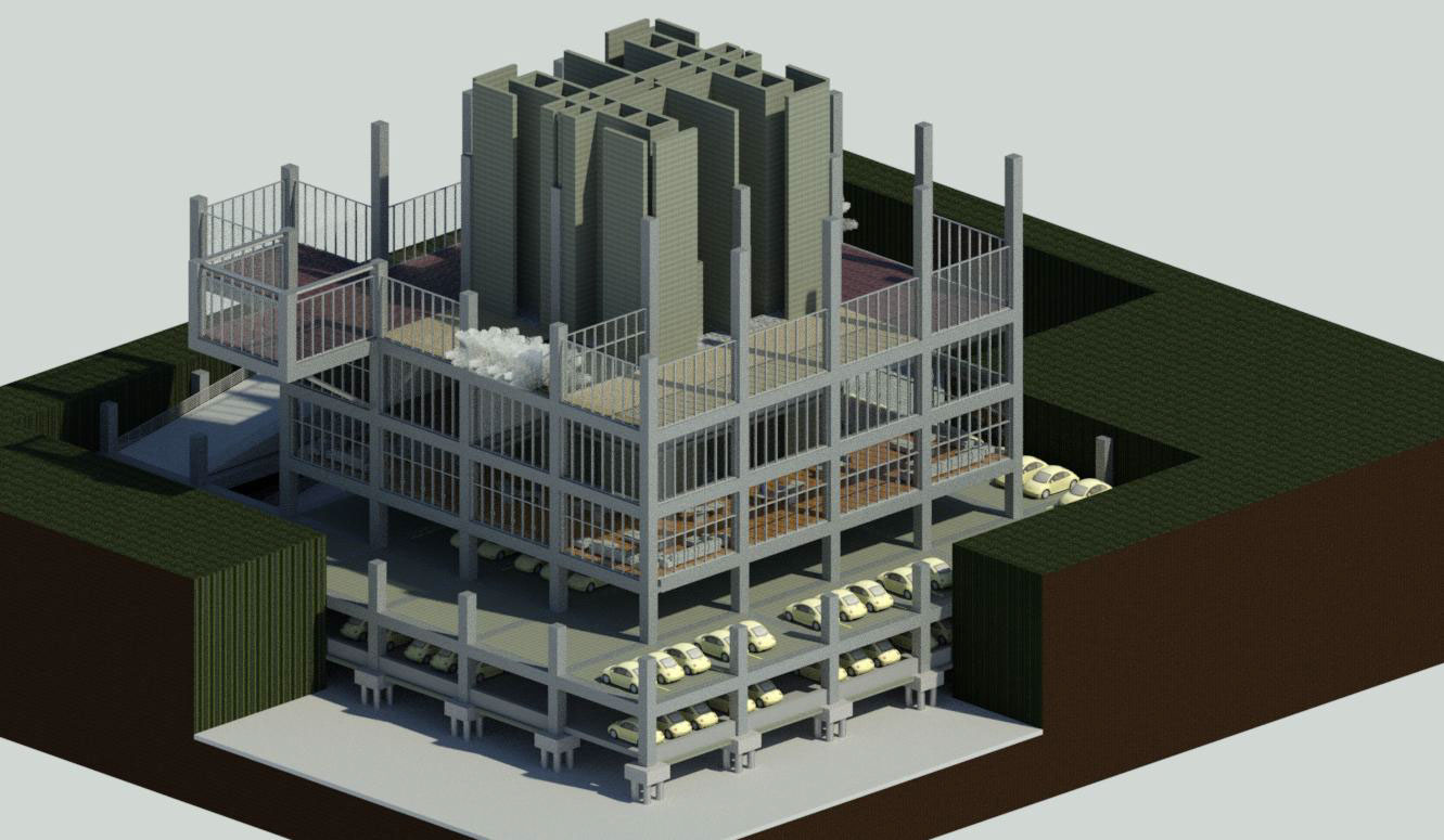 丹麦天空村 Rodovre 混合用途塔楼的 BIM 协调项目-20