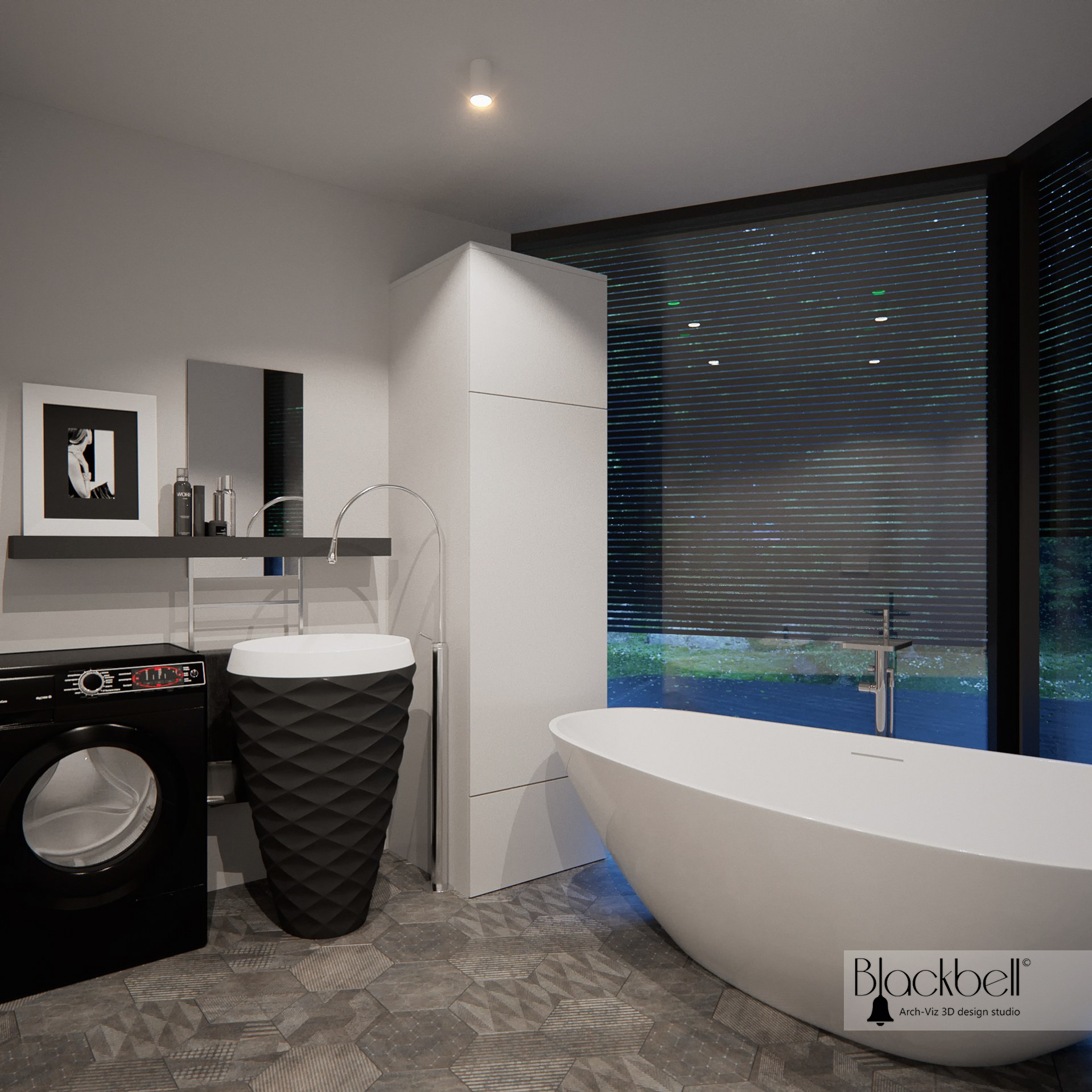 Hexagonal house project.-13