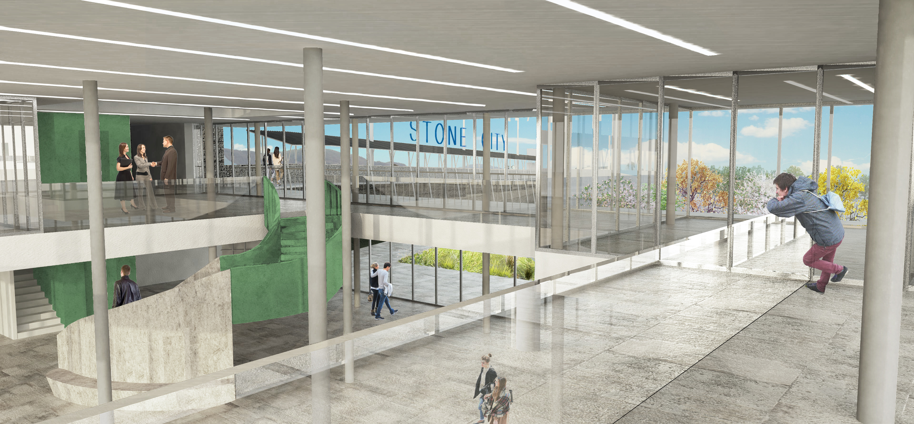 透明环保企业总部设计竞赛作品-3