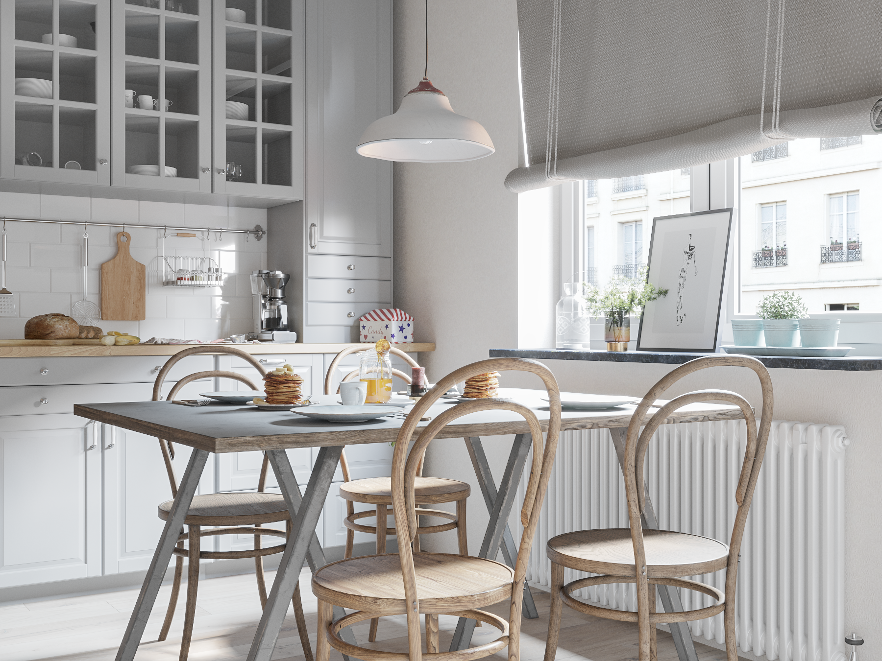 Scandinavian Interior (3ds max, Corona)-4