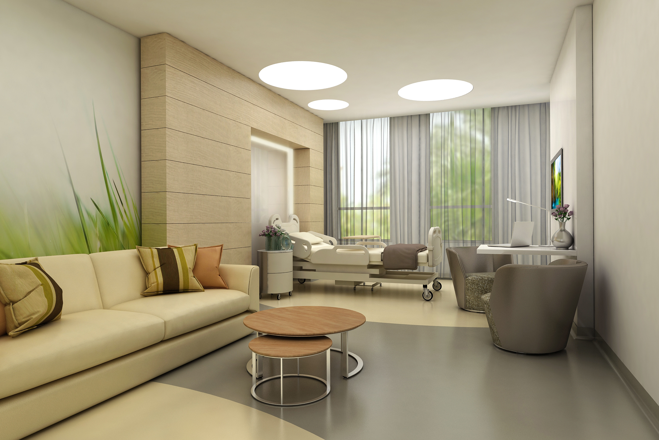 Emirates Hospital • Patient Room & Consultation Room-3