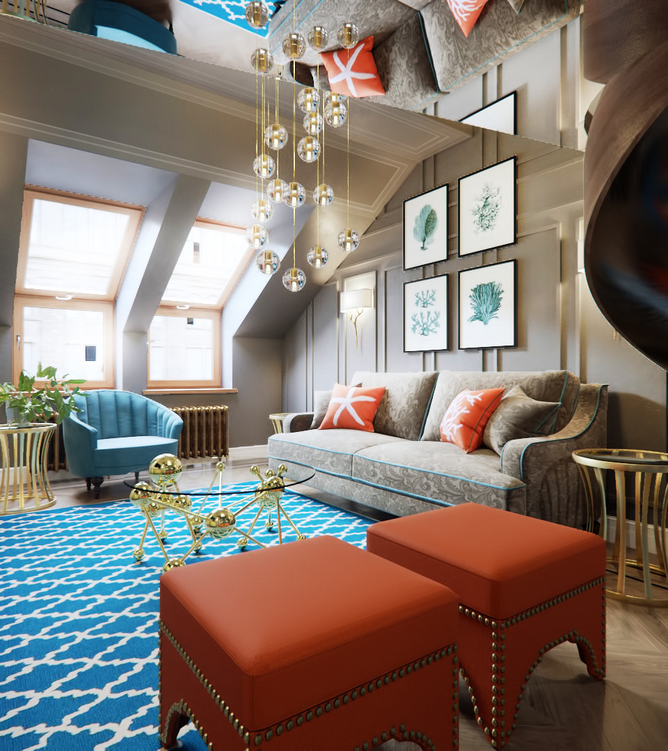 2017 年完成的莫斯科 Nevsky 公寓改造-2