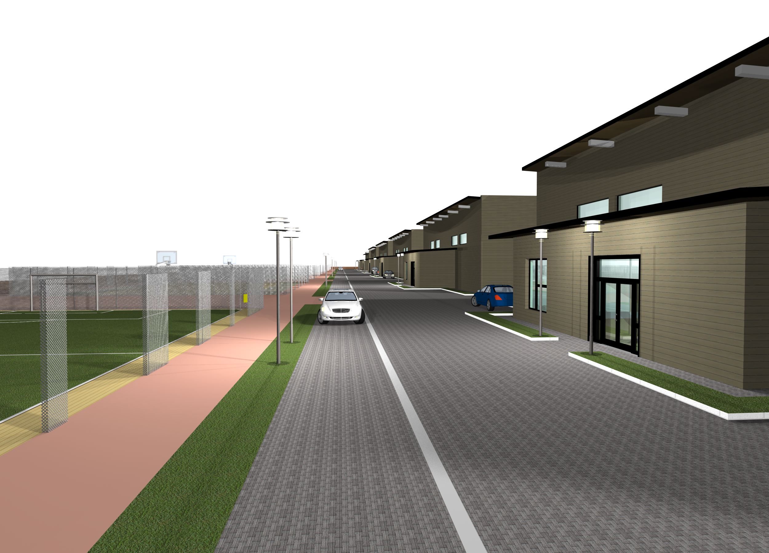 2015 年完工的混合结构体育中心设计-5